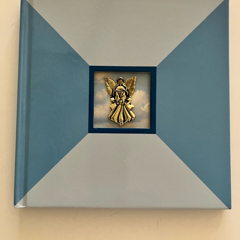 Blue and Silver Angel Keepsake Book